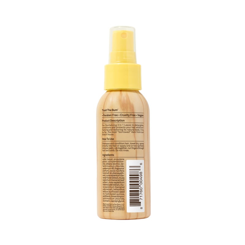 Sun Bum Beach Formula 3-in-1 Leave-in Hair Conditioner Spray, 1.5 Ounce - Image 5