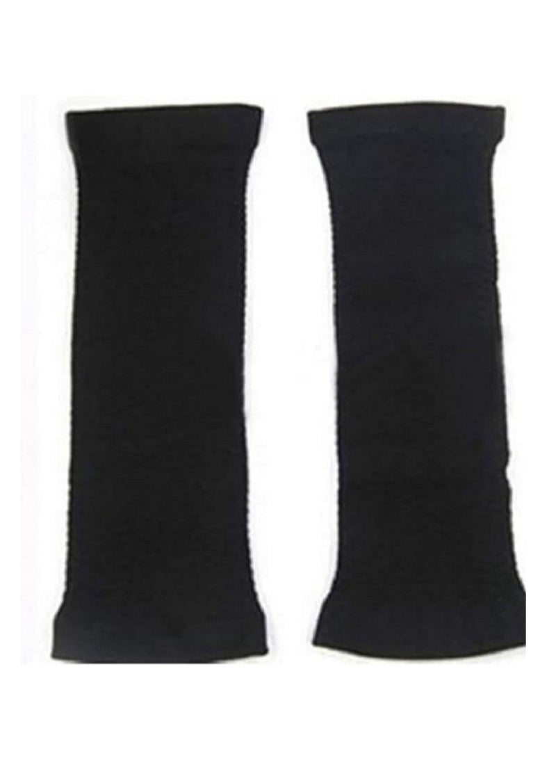 Generic 2 Black Arm Slimming Belts for Women - The Perfect Solution to Burn Fat and Shape Arms with the Addition of a Light Yoga Wrist Strap  - Image 1