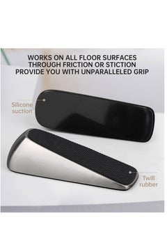 ماركة غير محددة Heavy Duty Door Stoppers 2 Pack Strongest Door Stop Wedge with Storage Case Non-Scratching Door Holder Anti-Skid Durable Rubber Doorstop for Home Office and School Fit All Types of Floor  - Image 5