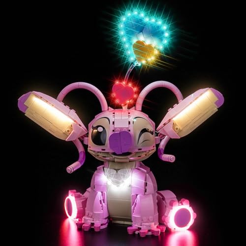 Hilighting Upgraded Led Light Kit Compatible with Lego Angel Lilo Stitch Building Set Lights Decoration Compatible with Lego 43257 Model Not Included - Image 1