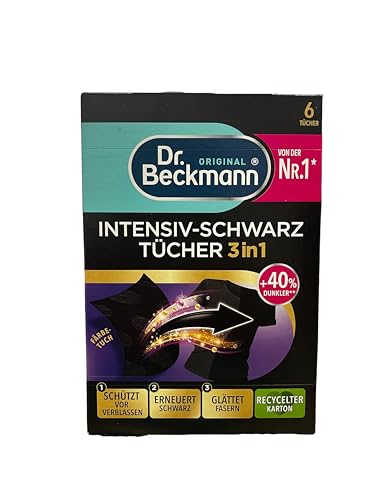 Dr. Beckmann Intensive black cloths, for intense black and smooth fibres, 6 cloths - Image 5