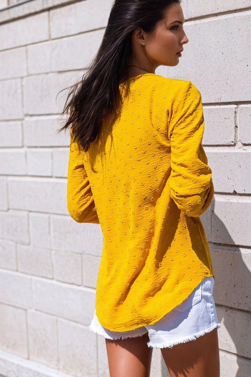 Weshaya Blouse Women Mustard - Image 2