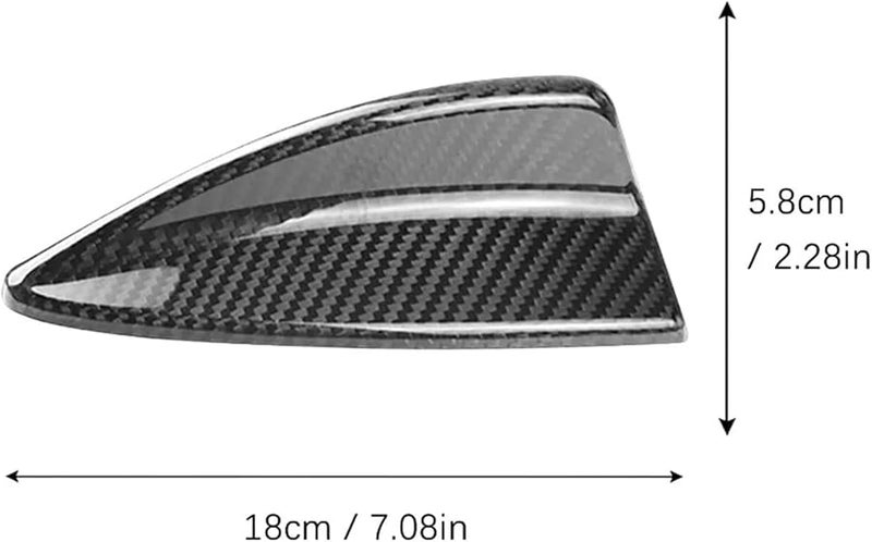 Carbon Fiber Shark Fin Antenna Cover For BMW 1 3 Series E82 E46 E90 E92 - Image 3