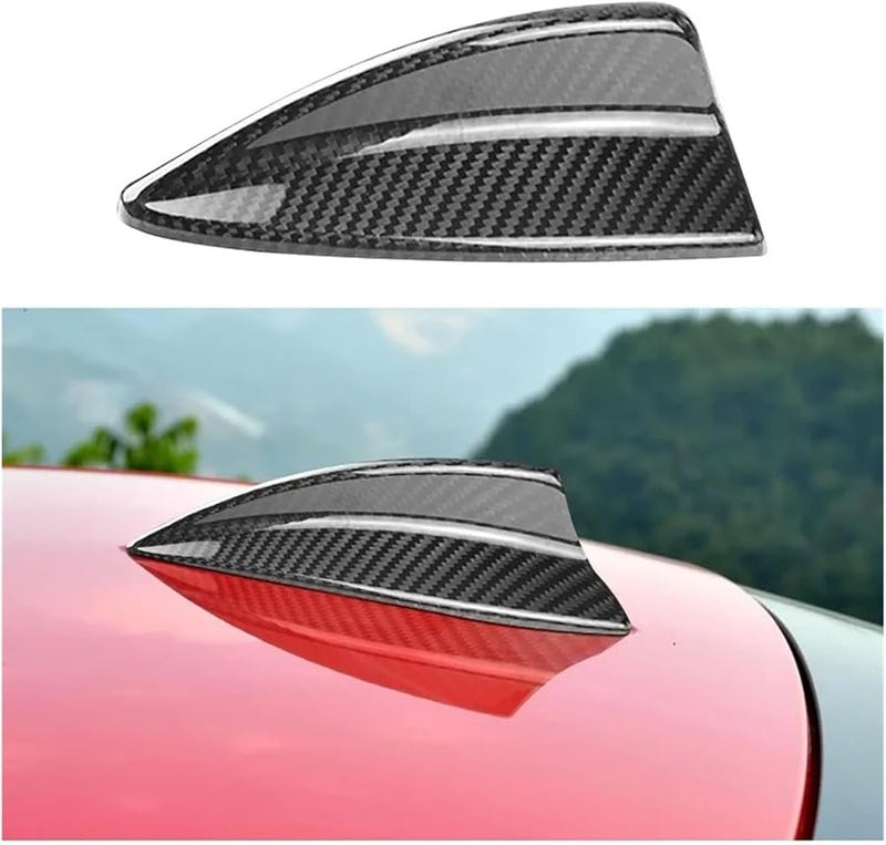 Carbon Fiber Shark Fin Antenna Cover For BMW 1 3 Series E82 E46 E90 E92 - Image 2