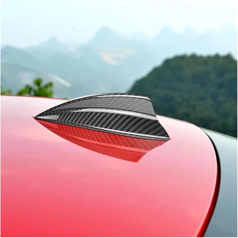 Carbon Fiber Shark Fin Antenna Cover For BMW 1 3 Series E82 E46 E90 E92 - Image 1