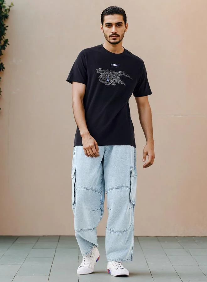 Splash FAV Sketch Art Print T-shirt