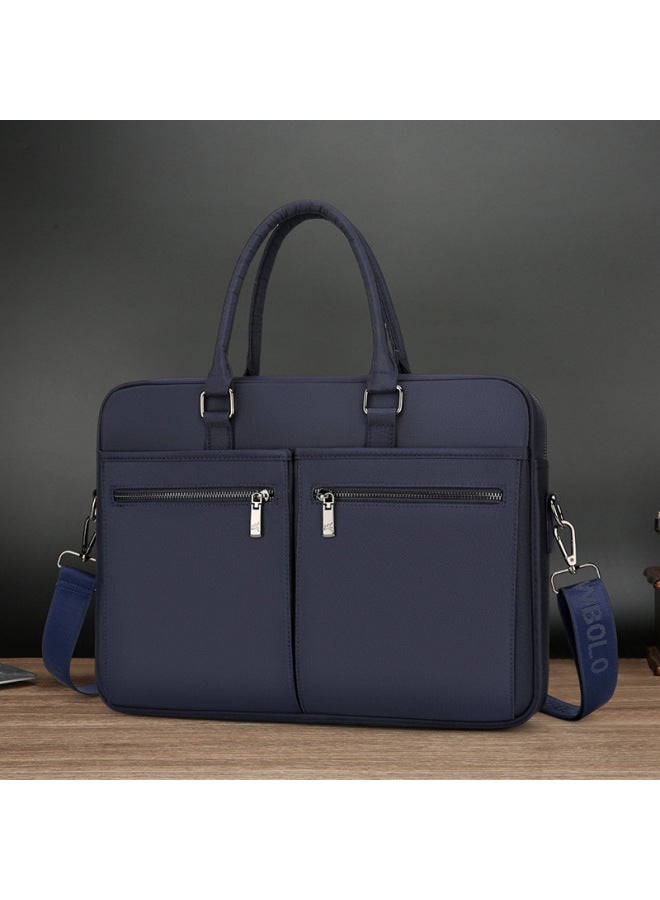 Chaowei Paul Men's Handbag Full Oxford Cloth Large Capacity Business Casual File Horizontal Computer Official Document-Color:Black-Size:16inch - Image 2