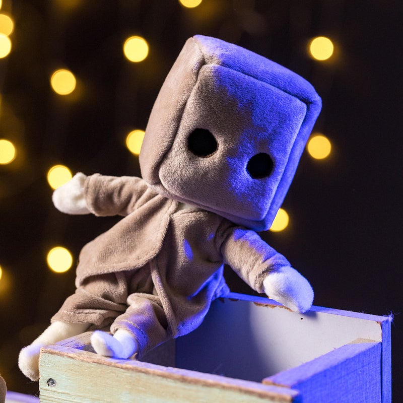 Spot Cross-border Little Nightmare 2 Game Surrounding Girl Small Six Box Man Norm Doll Plush Toy Gift(New small Six 30cm/0.09kg, Figure) - Image 5