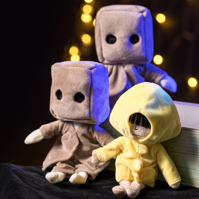 Spot Cross-border Little Nightmare 2 Game Surrounding Girl Small Six Box Man Norm Doll Plush Toy Gift(New small Six 30cm/0.09kg, Figure) - Image 2