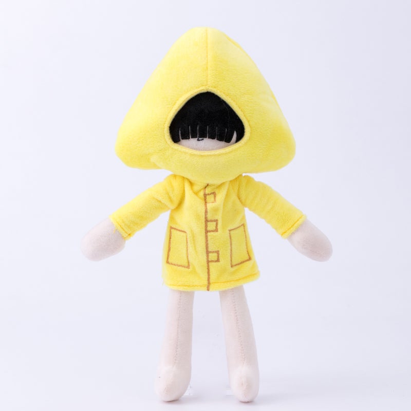 Spot Cross-border Little Nightmare 2 Game Surrounding Girl Small Six Box Man Norm Doll Plush Toy Gift(New small Six 30cm/0.09kg, Figure) - Image 1