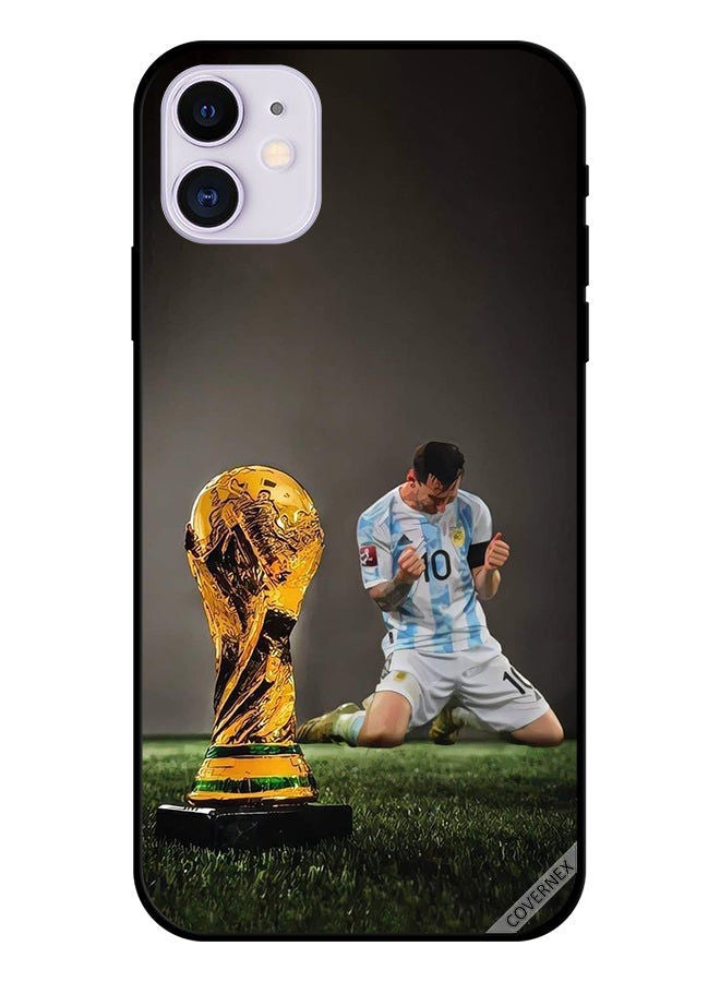 Covernex Protective Case Cover For Apple iPhone 11 Leo Messi & Fifa Trophy - Image 1