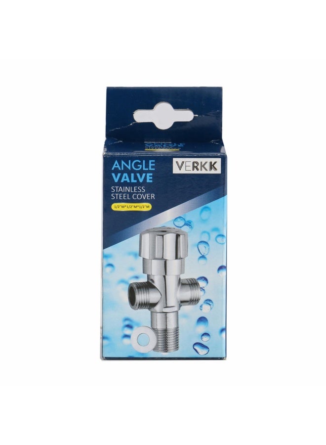 VERKK Angle Valve With Stainless Steel Cove - Image 2