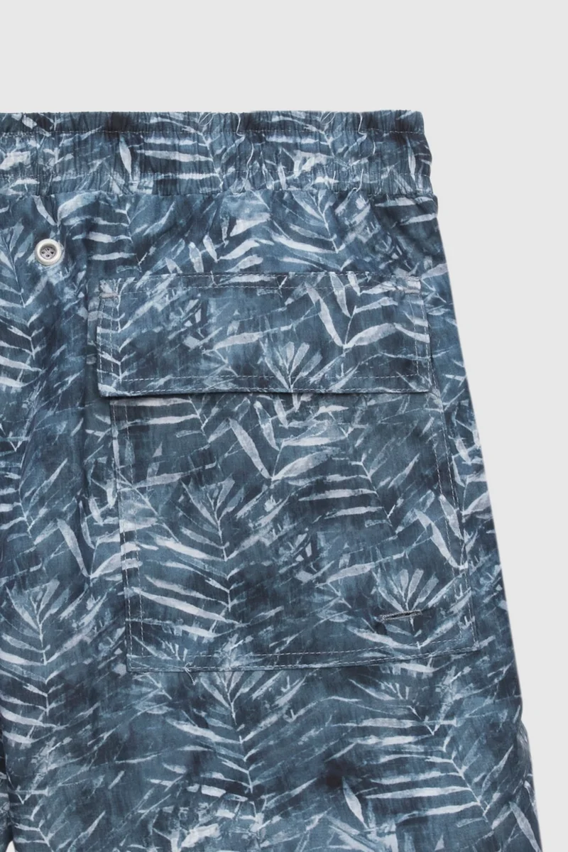 دي أس دامات Regular Fit Gray Printed Shorts Swimsuit 0HC62AD18101M