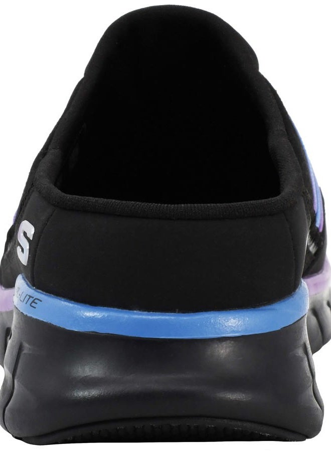 SKECHERS Women's Air Streamer Slip-On Mule Black/Purple 8.5 - Image 3