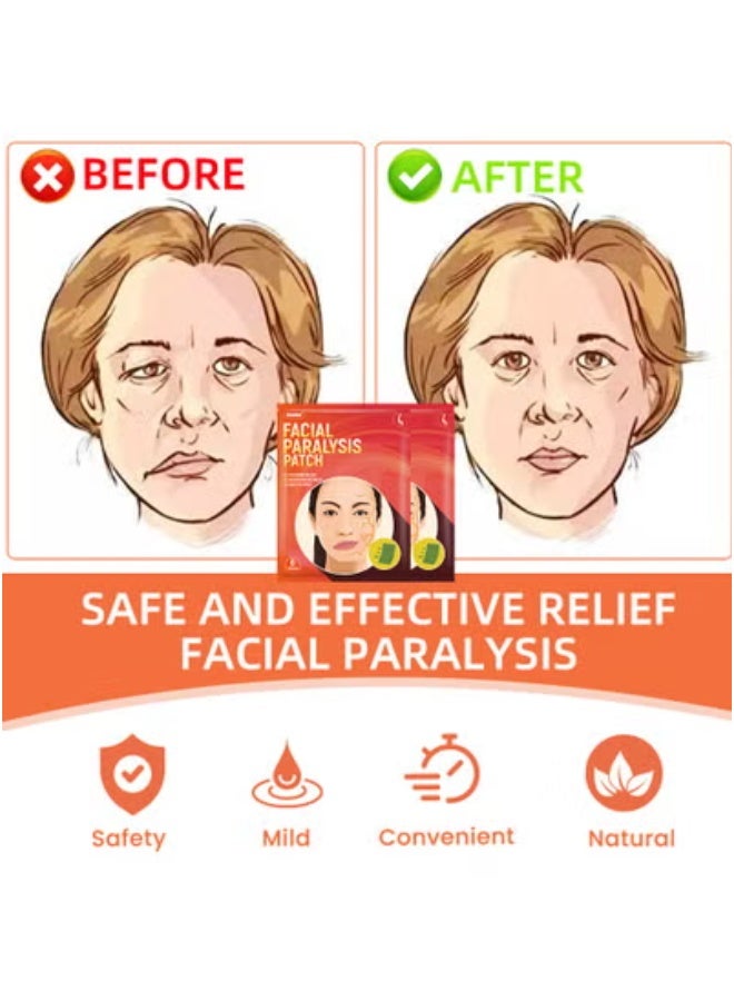 Sumifun Facial Paralysis Lifting Patch, Acupoint Massage, Facial Stiffness, Remove Blocking, 1 Pack 6 Patches 2 Pack - Image 5
