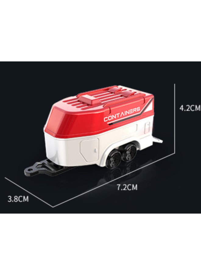 Alloy 2.4G Ultra-small Alloy Mini Remote Control Car Semi-trailer Pickup Off-road Vehicle High-speed Drift Car Charging Baby 