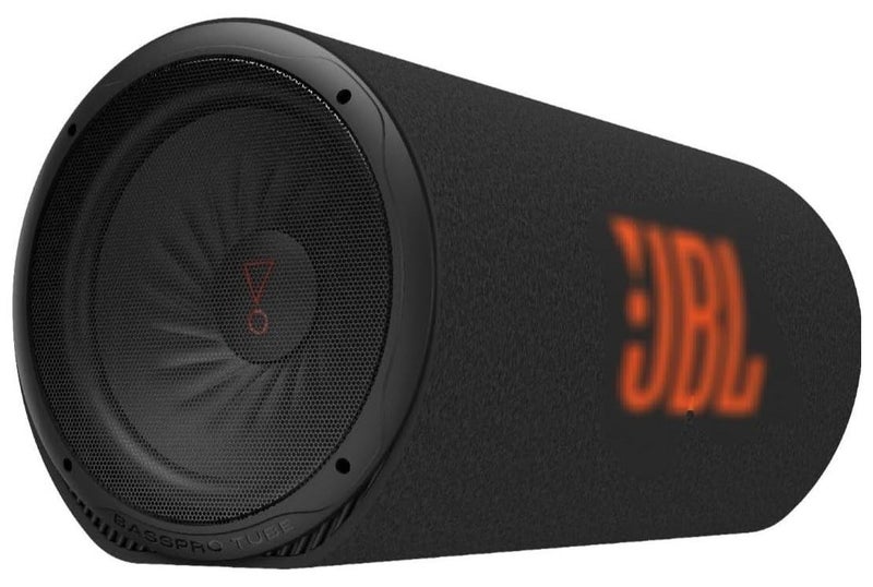 JBL BassPro Tube 12 Inch 30 cm Subwoofer Auto Active, Tube Bass Box with 450 W Max Class D Amplifier, Powerful Bass Amplification Complete Solution, Patented Deep Bass Slipstream Port, Remote Control - Image 1