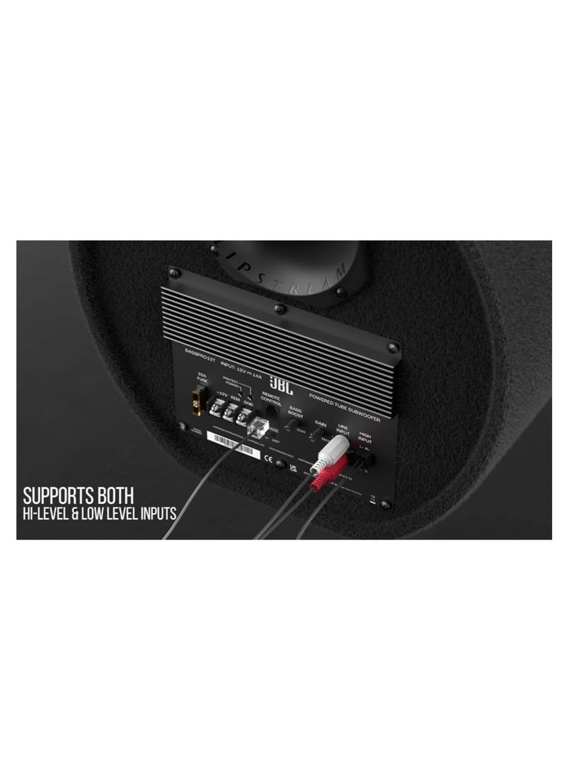 JBL BassPro Tube 12 Inch 30 cm Subwoofer Auto Active, Tube Bass Box with 450 W Max Class D Amplifier, Powerful Bass Amplification Complete Solution, Patented Deep Bass Slipstream Port, Remote Control  - Image 5
