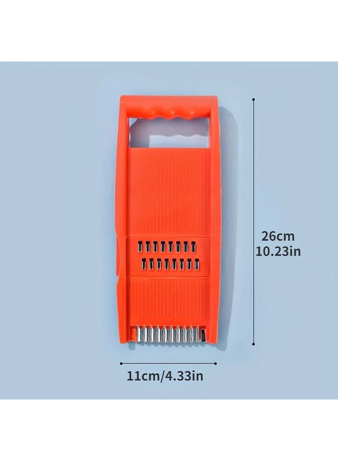 5 In 1 Stainless Steel Korean Carrot Grater Durable Kitchen Tool Vegetable Peeler Fruit Knife - Image 2