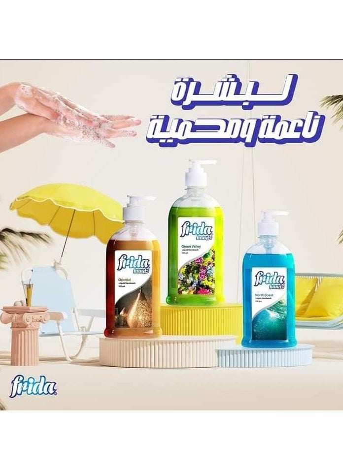 فريدا - فريدا غسول اليدين السائل جرين فالي 1+1 520 مل - Image 1