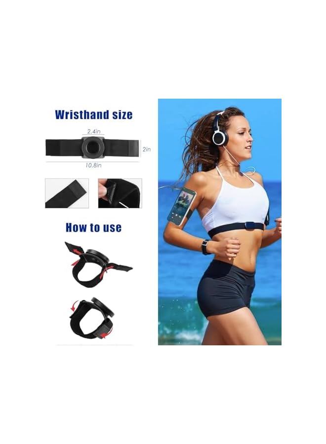 Green Tiger Running Phone Holder for iphone, 360° Rotatable Magnetic Wrist Phone Holder, Armband Cell Phone Holders, Magnetic Phone Holders, Compatible with mag-safe iPhone 15 14 13 12 Pro Max Plus Mini - Image 5