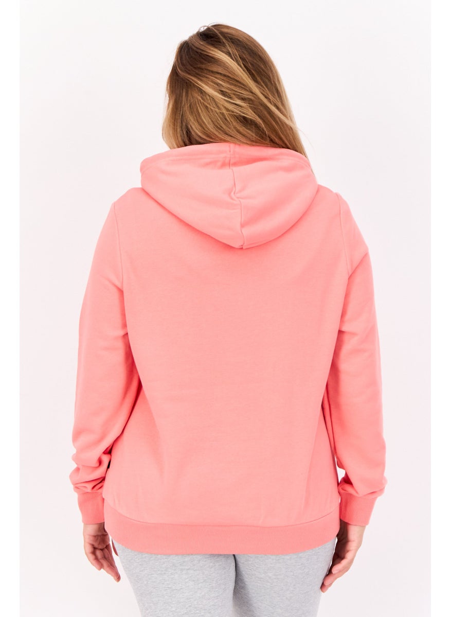 PUMA Women Regular Fit Long Sleeves Outdoor Hoodie, Coral  - Image 2