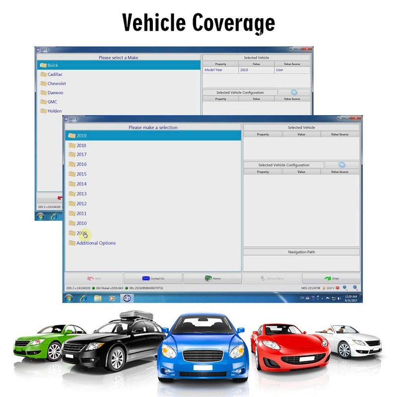 Vxdiag Vcx Nano Gds2 And Tech2Win Diagnostic Tool Compatible For Gm/Opel With Global Diagnostic Programming System Gds & Gds2 Blue - Image 5