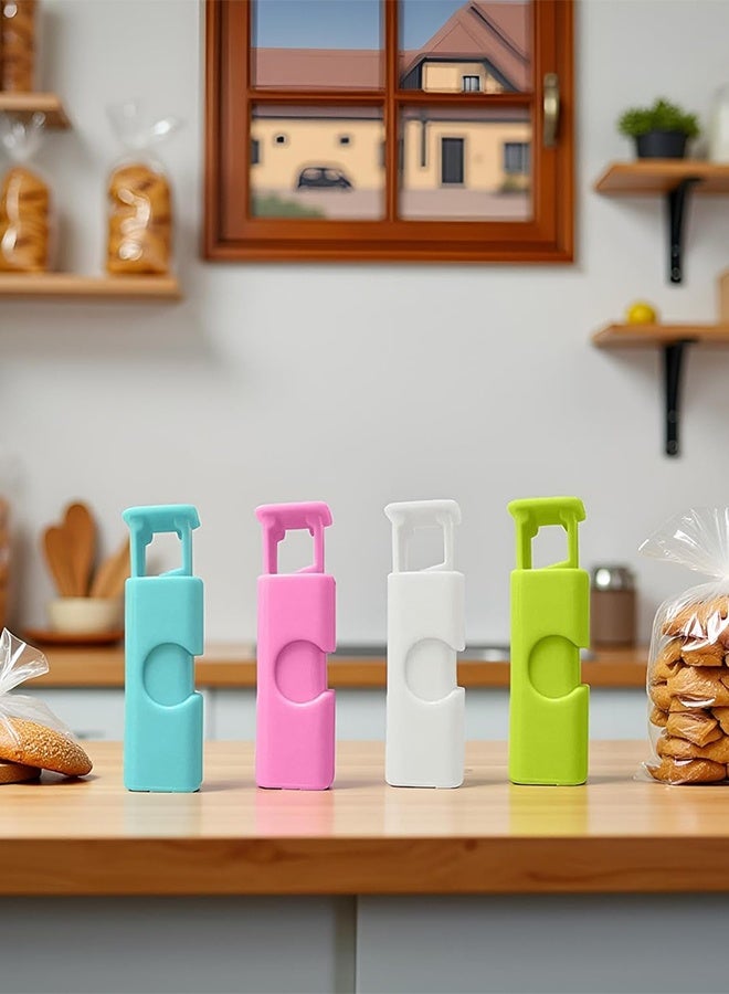 سويت لايف مشابك أكياس الخبز، للخبز، والأرز، والمكسرات، والفاصوليا، والفواكه المجففة، والوجبات الخفيفة، وأكياس الأطعمة المجمدة. مشابك أكياس محكمة الإغلاق، سهلة الاستخدام، تُضغط وتُغلق، وقابلة لإعادة الاستخدام (عبوة من 20 قطعة).  - Image 4