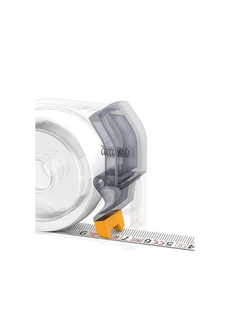 HOTO Hoto Self Lock Measure Tape 3 Meters Maximum Length Retractable Measuring Tape Precise Measurement Water Repellent Shock Absorbent Case Measuring Tool  - Image 3