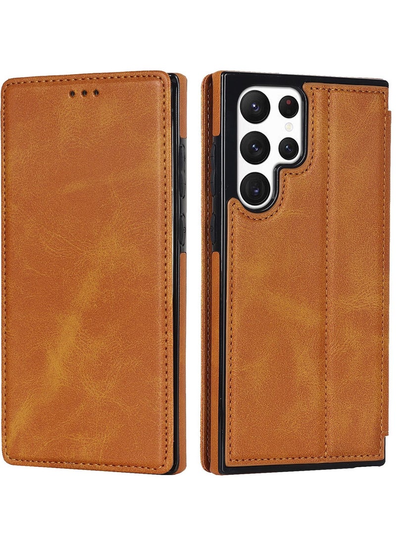 Suteni Flip Cover Leather Protective Case for Samsung Mobile Phone - Image 1