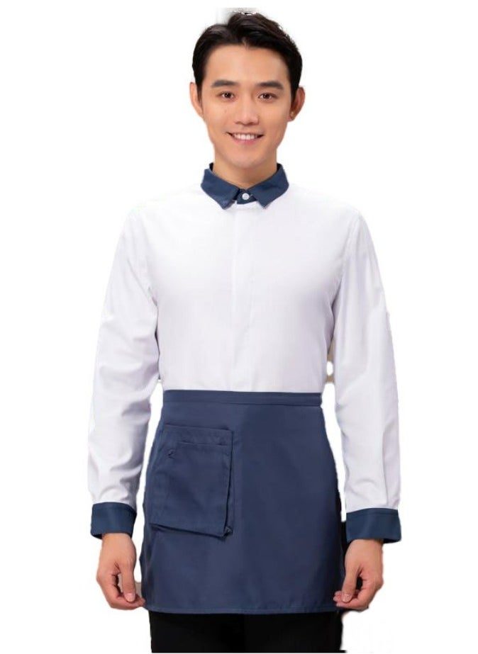 Gasin - Western-style tea restaurant coffee shop uniform hotel work clothes long sleeve (coat+apron) - Image 1