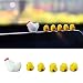BDZMC 6PCS Mini Chickens Car Dashboard Decorations Funny Car Rearview Mirror Ornaments Cute Hen Chicks Dashboard Accessories Automotive Interior Decoration for Home Office Garden 6PCS - Image 2