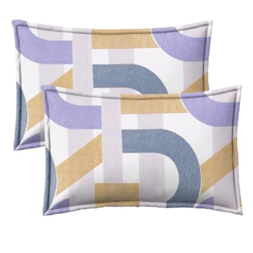 RRC Super Soft Brushed Microfiber Cotton Pillow Covers,Set of 4 Pieces Pillow Covers,17X27(Inches) 43X68(CM) Printed Pillow Covers,Flange on Edges Pillow Covers - Image 4