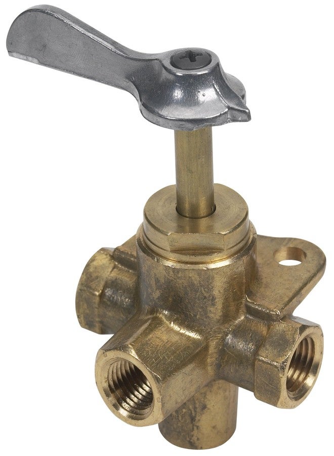 Moeller Fuel Tank Four-Way Valve (1/4", Brass)