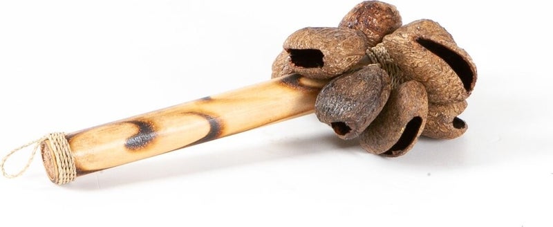 Dünyadan Hediyeler Gifts from the World Bamboo Coconat Mangis Maracas Musical Instrument  - Image 1
