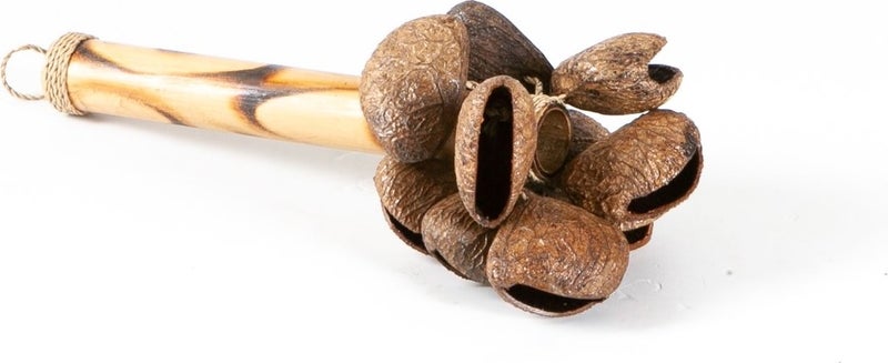 Dünyadan Hediyeler Gifts from the World Bamboo Coconat Mangis Maracas Musical Instrument  - Image 2
