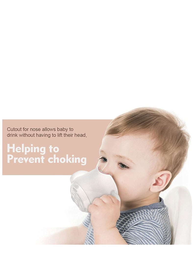 Excefore Silicone Toddler Cups, Bpa Free Drop - Proof Training Cups for Baby 6 Months+, 5 Ounce, Soft, Flexible, Drink Easier Independently, Food Grade Silicone, No Hidden Corners, Prevent Choking - Image 4