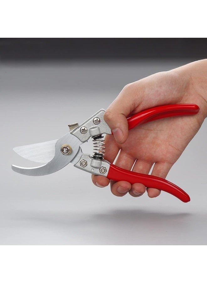 ECVV Hand Pruning Shears, Sharp Precision Plant Clippers Garden Pruner for Garden, Bonsai, Fruit Trees Branches Scissors for Cutting Dry Branches Red - Image 2
