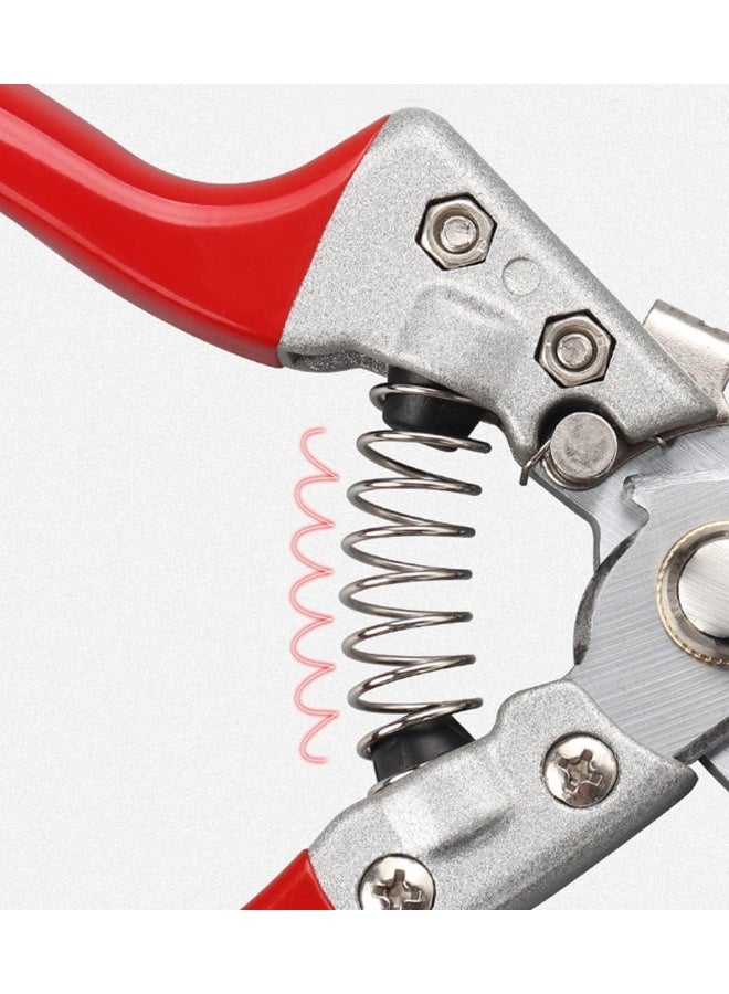 ECVV Hand Pruning Shears, Sharp Precision Plant Clippers Garden Pruner for Garden, Bonsai, Fruit Trees Branches Scissors for Cutting Dry Branches Red - Image 5