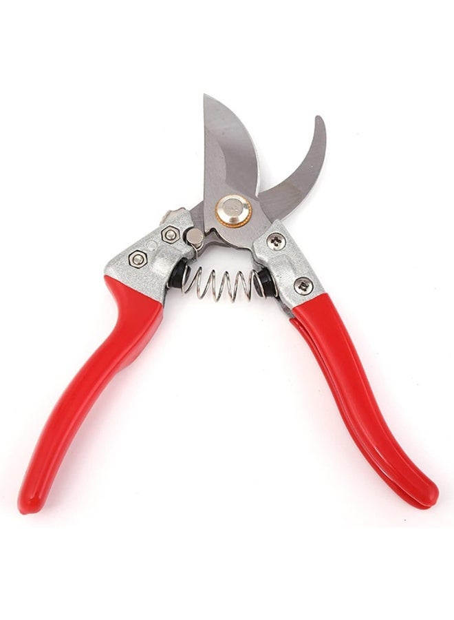 ECVV Hand Pruning Shears, Sharp Precision Plant Clippers Garden Pruner for Garden, Bonsai, Fruit Trees Branches Scissors for Cutting Dry Branches Red - Image 1