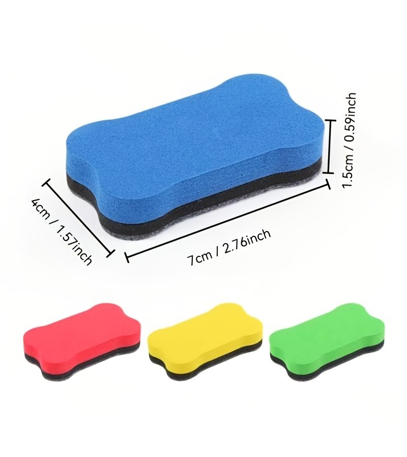 10pc Black Magnetic Whiteboard Pen Set Water Based Erasable Markers Holder Eraser For Office Teaching Meeting Home School - Image 3