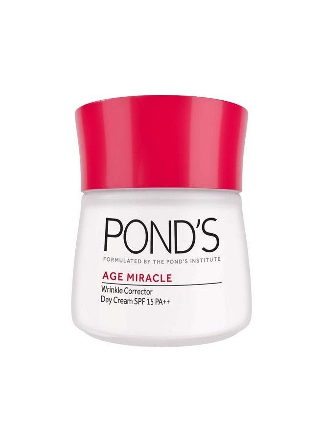 Pond's Ponds Age Miracle Day Cream, Anti Wrinkle Cream & Face Moisturizer with SPF 15, Use as a Daily Moisturizer for Face, 50 ML  - Image 2