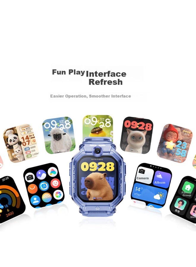 M I Mi Children’s Smarch Star River Blue Flagship Dual Camera Flip Large Screen Floor Positioning Waterproof Supports Wechat Nfc Student Smarch For Middle And High School Boys And Girls - Image 3
