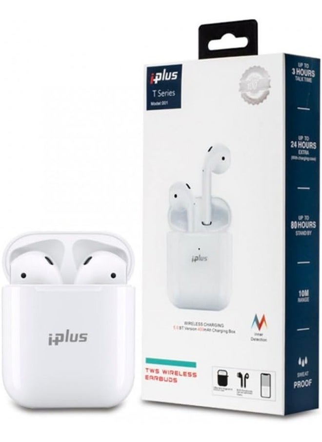 iplus Wireless Earbuds Bluetooth Earbuds Dual Mic Enc Noise Cancellation V52 Advanced Chip Hd Clear Call 10 Mins Fast Charging 28H Battery Life Touch Control Low Latency  - Image 1