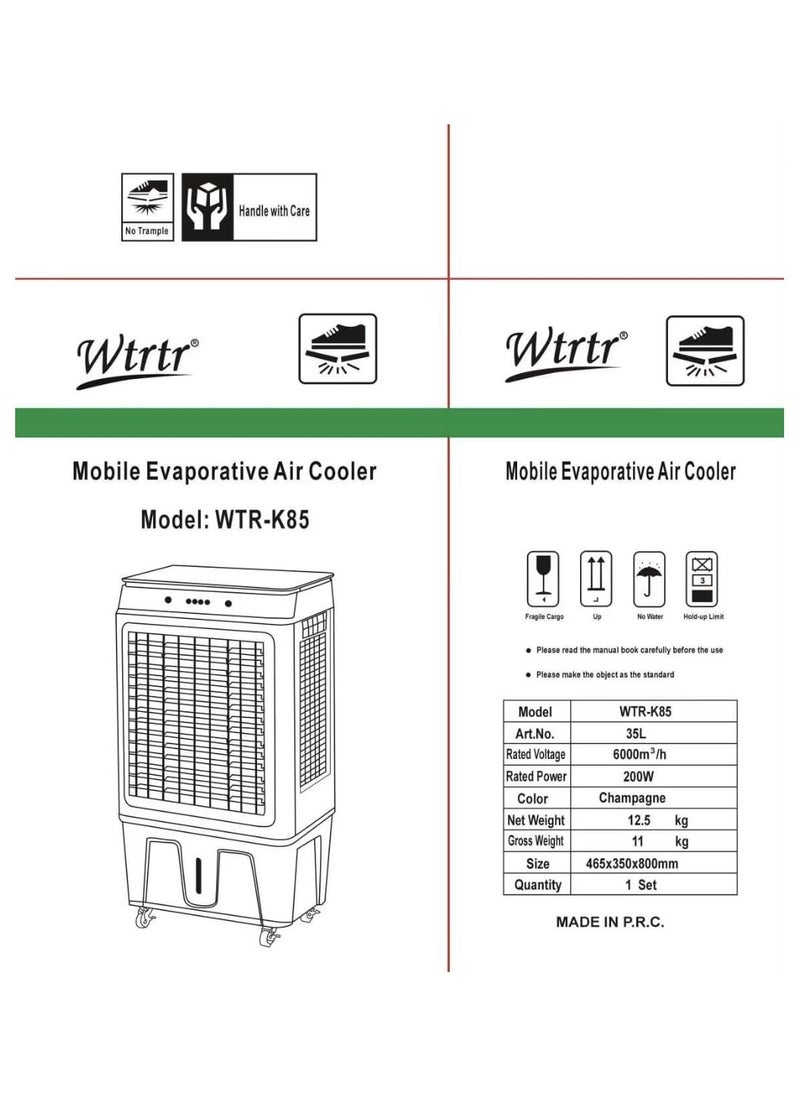 Wtrtr - 25L Evaporative Air Cooler for Home - Image 1