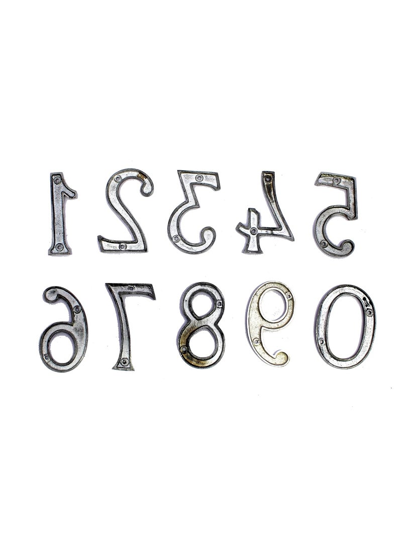 ESPLANADE eSplanade 4 Aluminium House Hotel Door Number Plaque Numeric Numerical Digit 09 1 One  - Image 5
