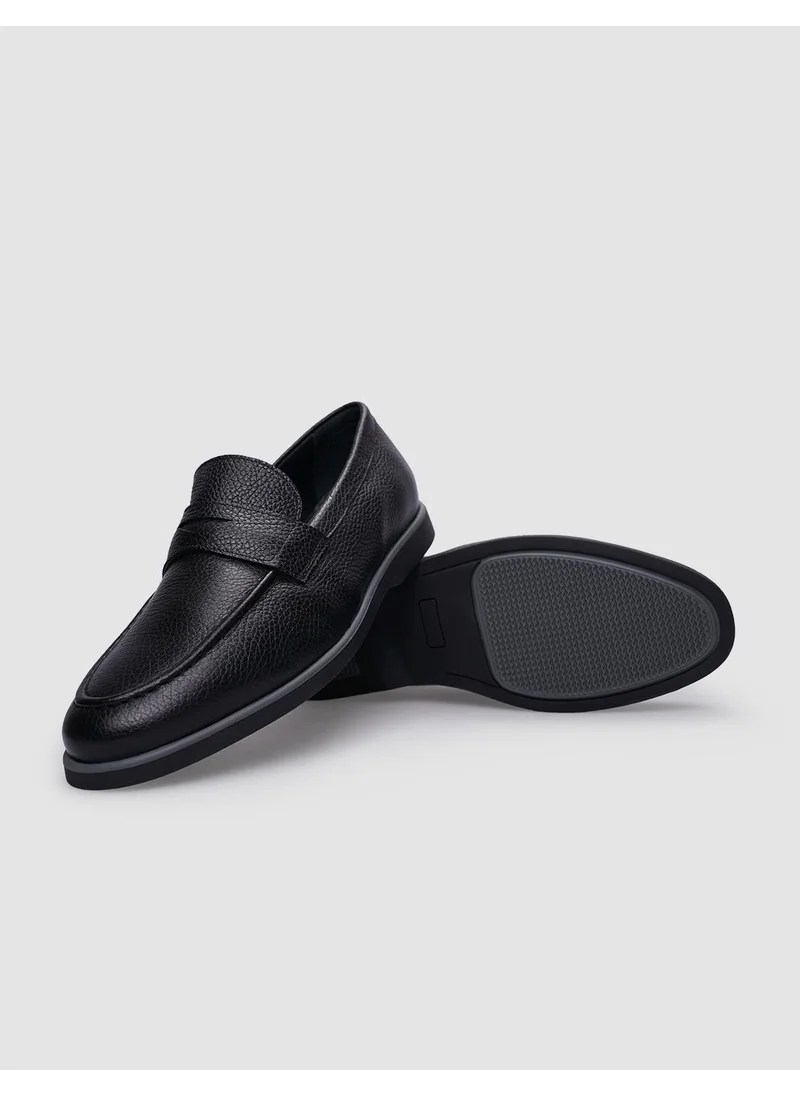 Cabani Leather Black Men's Casual Shoes