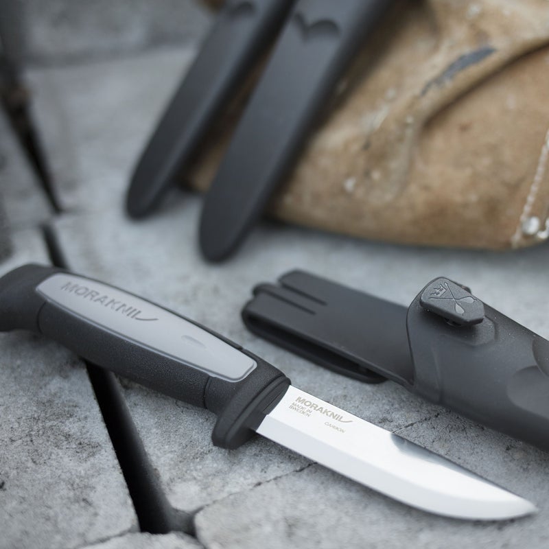 Morakniv Morakniv Craftline Robust Fixed-Blade Knife with Carbon Steel Blade and Combi-Sheath, 3.6 Inch  - Image 2