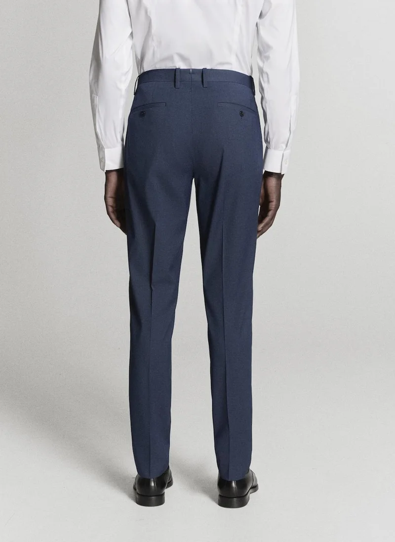 Mango Man 55-TINTA Stretch Fabric Super Slim-Fit Suit Trousers for Men | Best Price UAE