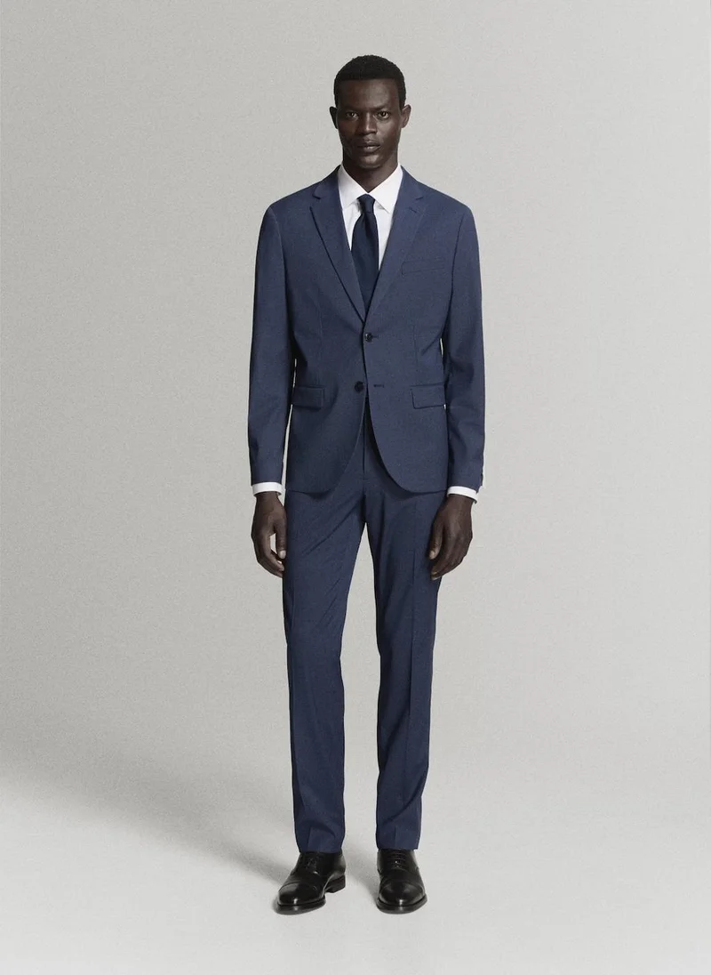 Mango Man 55-TINTA Stretch Fabric Super Slim-Fit Suit Trousers for Men | Best Price UAE